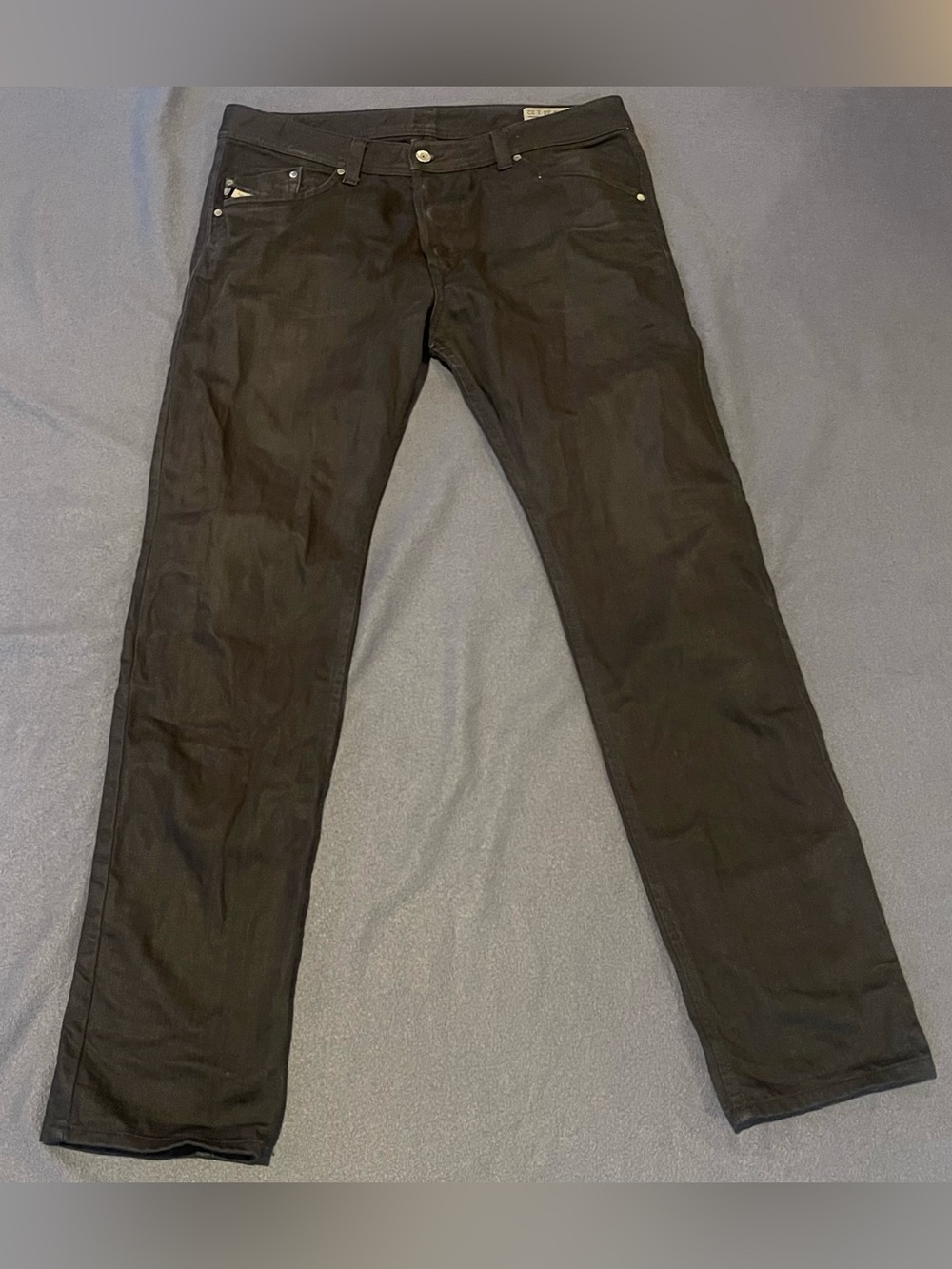 Diesel Industry Darron slim-tapered jeans mens 34x32 NWOT green‎